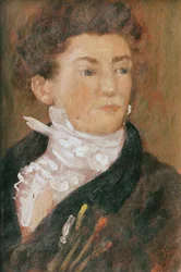 Self Portrait with Paintbrushes at the Age of 18